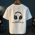 Graphic Headphones Streetwear Tee